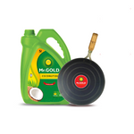 Mr.Gold Coconut Oil Can 5L with Iron Dosa Tawa worth Rs.250