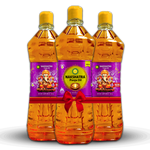 Nakshatra Pooja Oil Ganesh Fragrance 1L- Set of 3-Total 3L