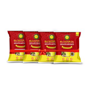 Mr. Castor oil 500ML Set of 4, Total 2L