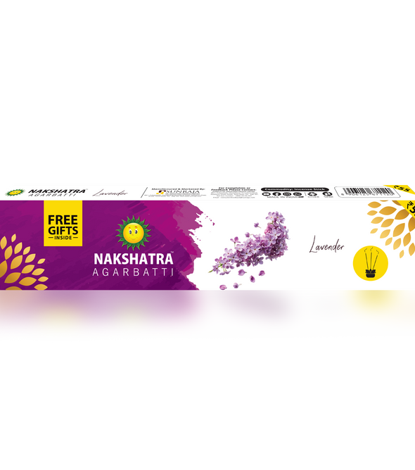 Nakshatra Agarbatti Lavender Pack of 3