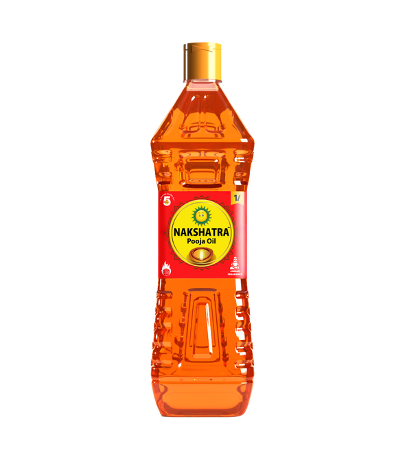Nakshatra Pooja Oil for Diya/Lamp Amman Fragrance Pet,1L