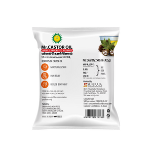 Mr. Castor oil 500ML Set of 4, Total 2L