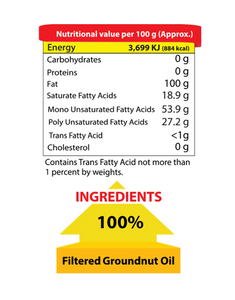 Mr.Gold Groundnut Oil Can, 5 L