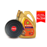 Mr.Gold Groundnut Oil Can 5L + Iron Dosa Tawa worth Rs.250