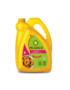 Mr. Gold Refined Groundnut Oil Can, 5L