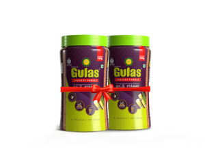 Gulas Jaggery Powder Jar Combo Set of 2,500 G - Total 1KG