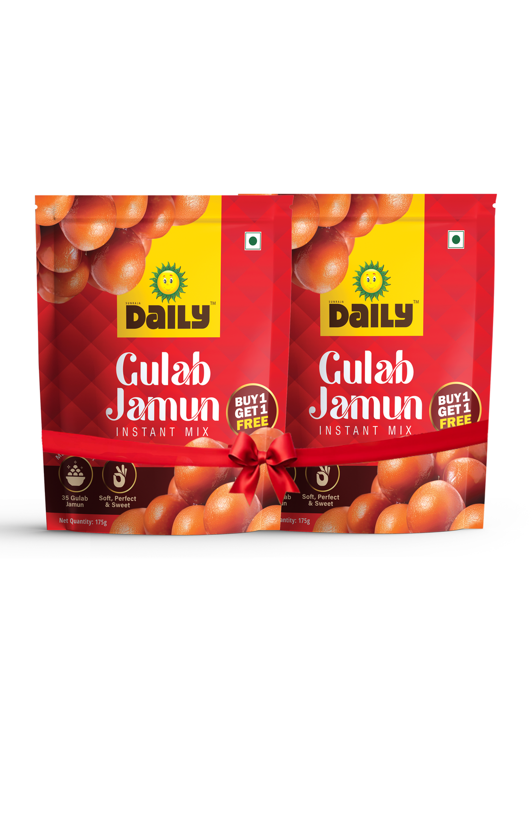 Sunraja Daily Gulab Jamun Mix, Buy 1 Get 1