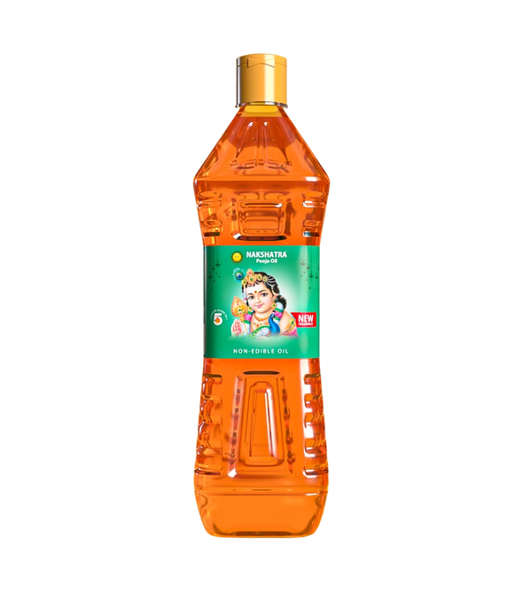 Nakshatra Pooja Oil Murugan Fragrance Pet 1L, Set of 3 – Total 3L