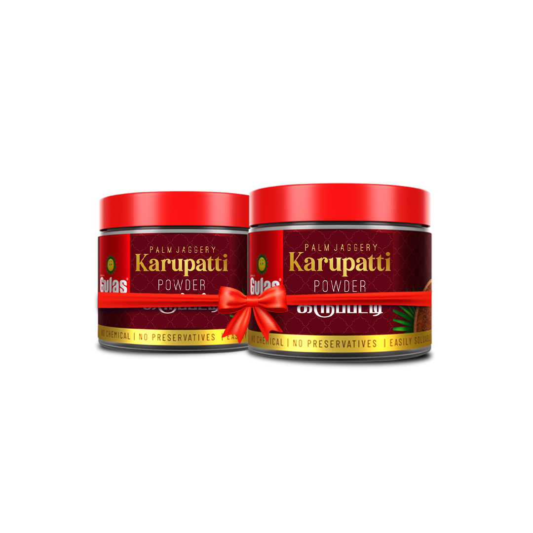 Gulas Karupatti Powder, Set of 2 Pet, Total -340G