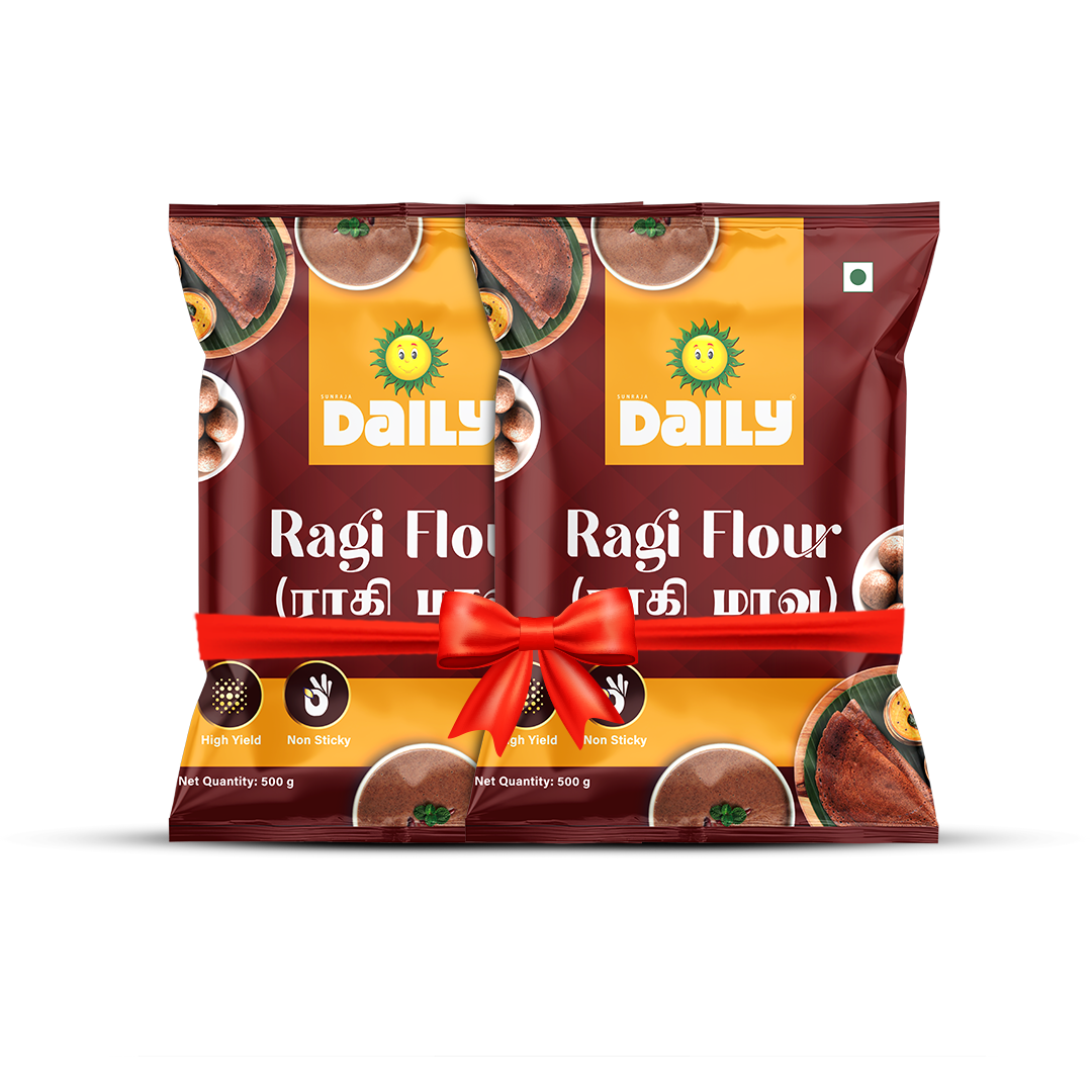 Sunraja Daily Ragi flour Set of 2 - Total 1 Kg
