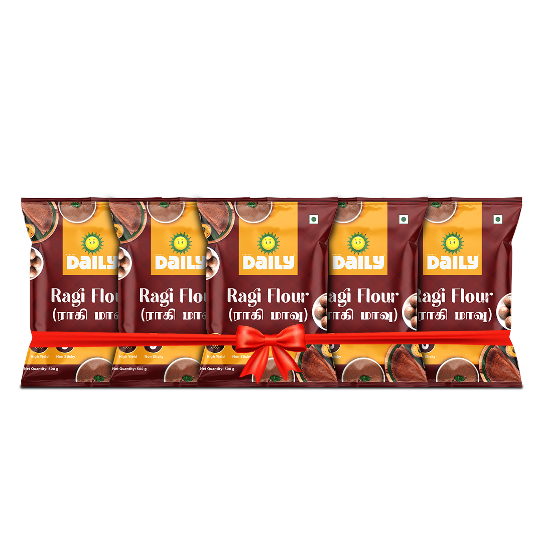 Sunraja Daily Ragi flour Set of 5 - Total 2.5 Kg