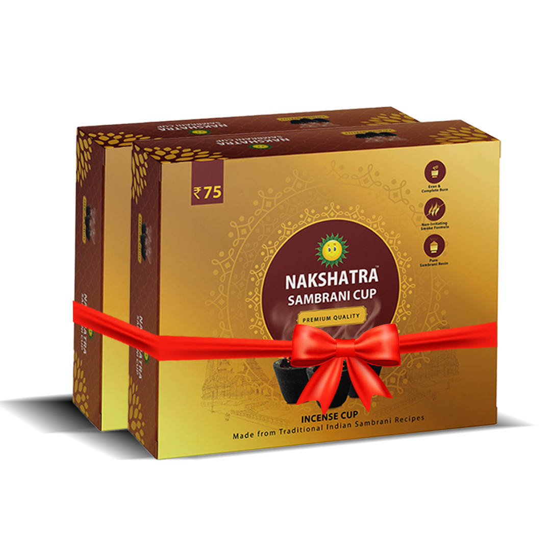 Nakshatra Sambrani Cup, Set of 2