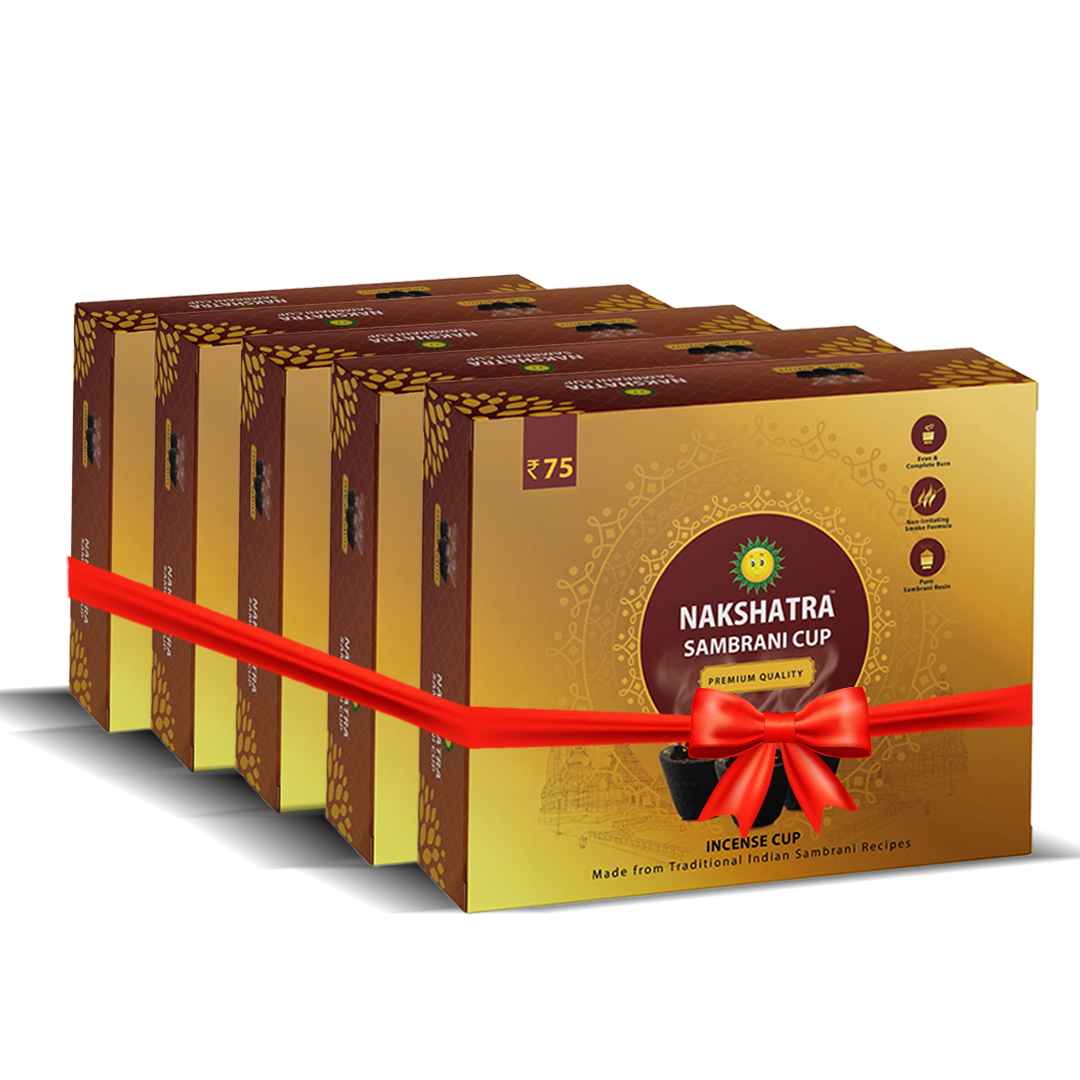 Nakshatra Sambrani Cup, Set of 5