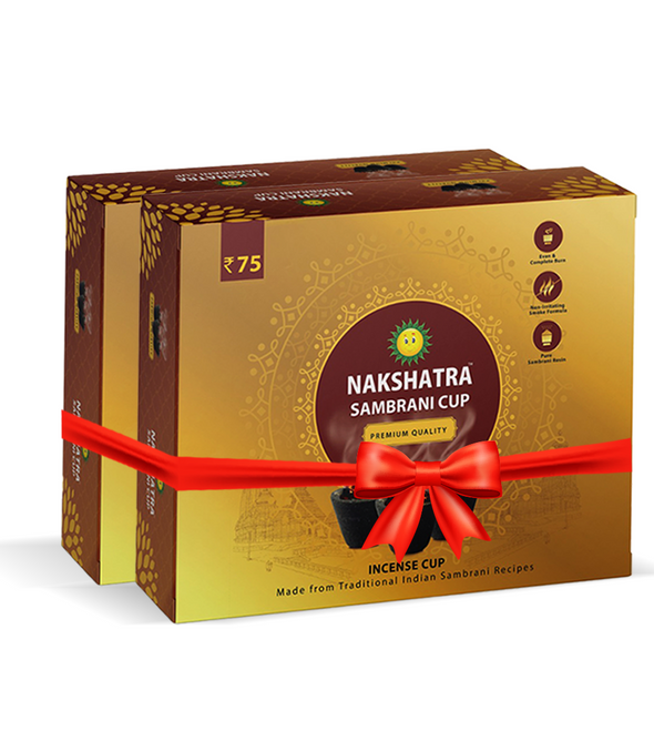 Nakshatra Sambrani Cup, Set of 2