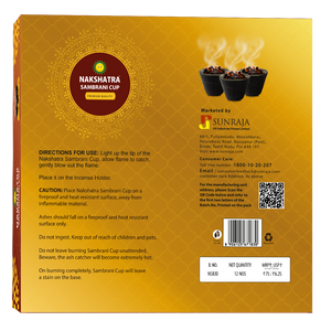 Nakshatra Sambrani Cup, Set of 5