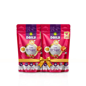 Sunraja Daily Low GI Sugar Pouch 500G, Set of 2- Total 1KG