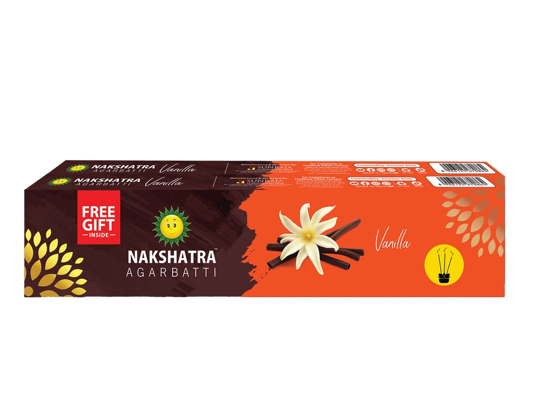 Nakshatra Agarbatti Vannila Pack of 2