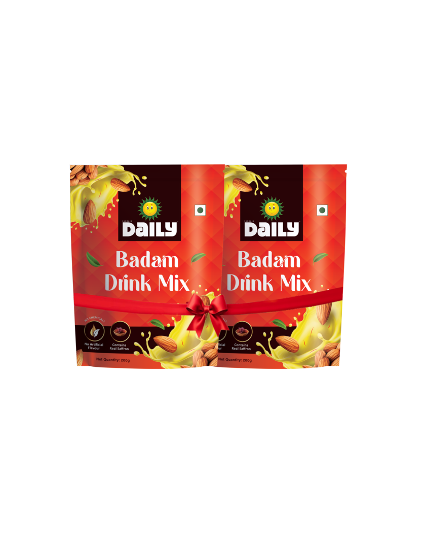 Sunraja Daily Badam Drink mix Combo 1+1 -400G