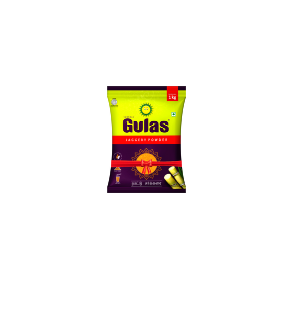 Gulas Jaggery Powder Pouch 1KG, Set of 3 – Total 3 KG