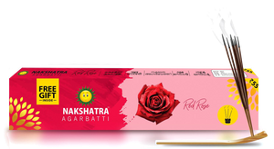 Nakshatra Agarbatti Red Rose Pack of 3